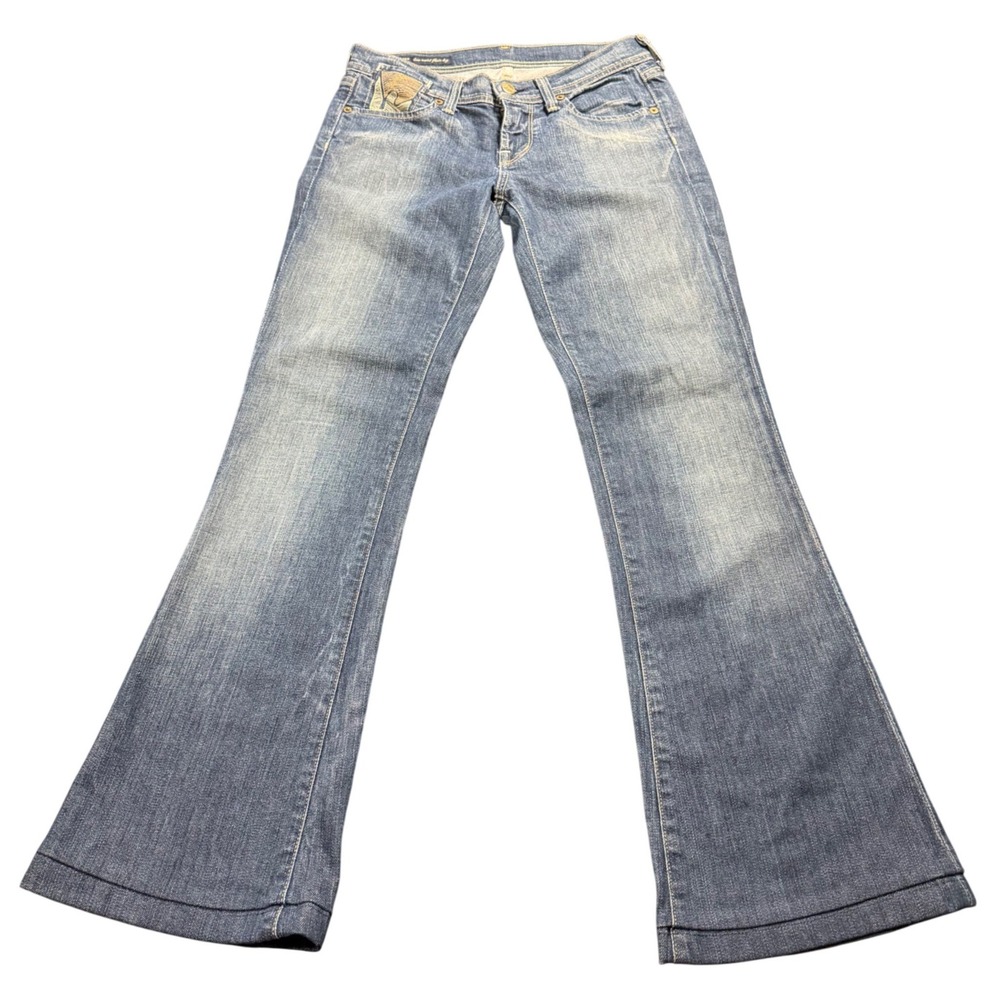 Citizens of Humanity Paloma 088 Jeans Embroidered Low Rise Flare Boho Size 26